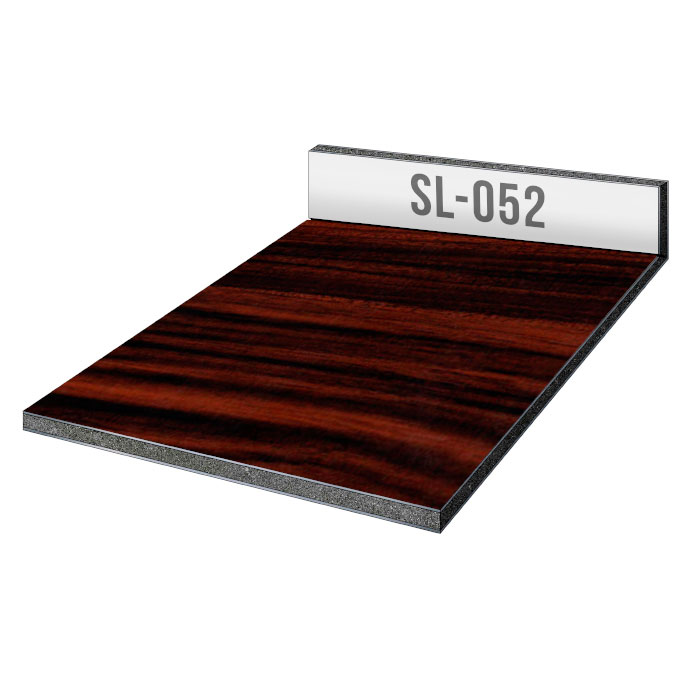 Композитная панель Sibalux SL-052 Dark oak 
