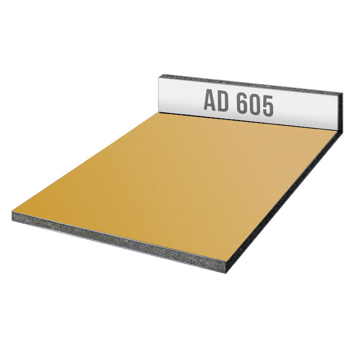 Композитная панель Alucobond 605 Colorado Gold Metallic 