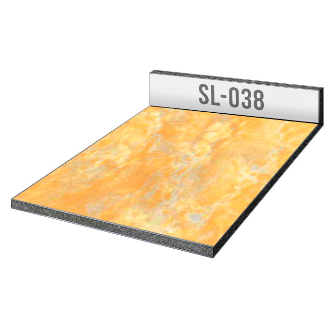 Композитная панель Sibalux SL-038 Golden yellow 