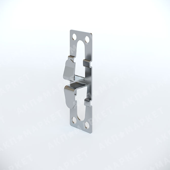 Кляммер нержавеющий угловой 10 мм KDK-157