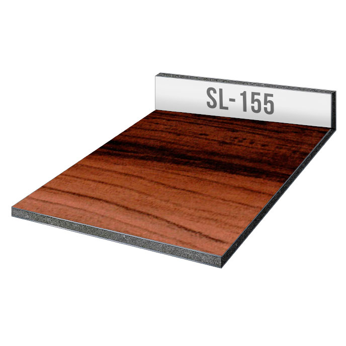 Композитная панель Sibalux SL-155 Dark teak 