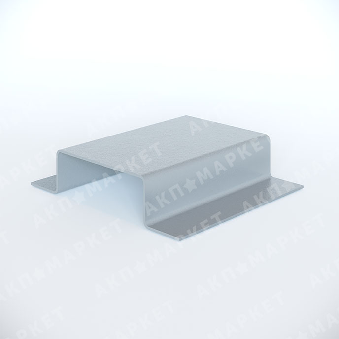 Профиль П-образный оцинкованный (шляпный) 65x22x20 1,2мм