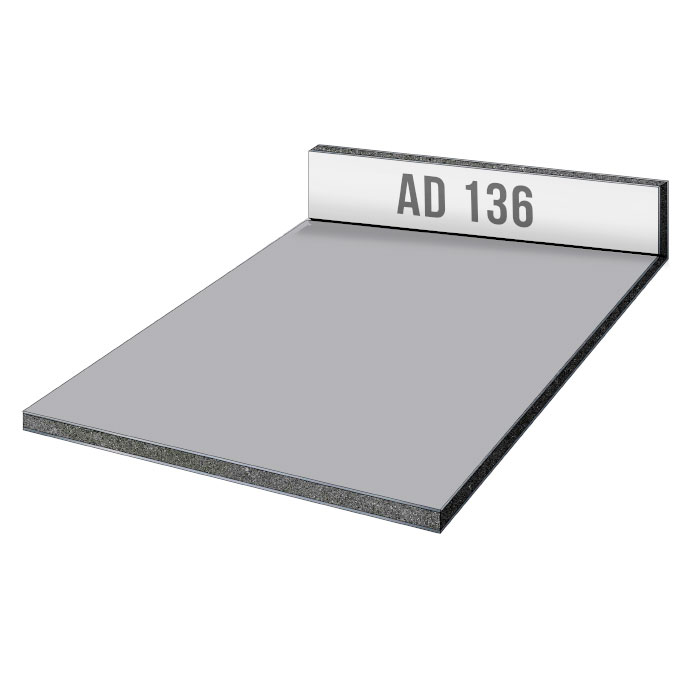 Композитная панель Alucobond 136 Platinum Grey 