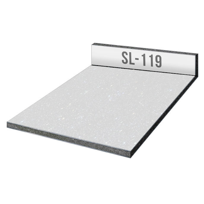 Композитная панель Sibalux SL-119 Sparkling white 