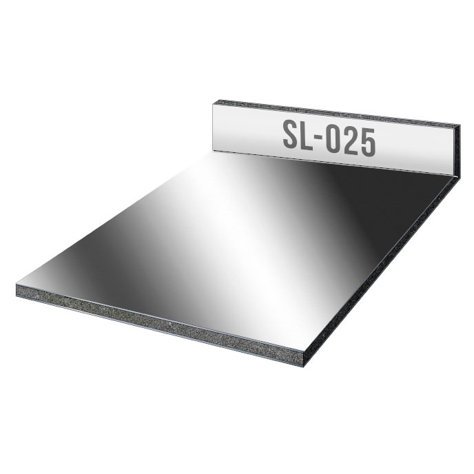 Композитная панель Sibalux SL-025 Silvery mirror 
