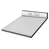 Композитная панель Alcotek RAL7047 Телегрей 4 Композитная панель Alcotek RAL7047 Телегрей 4