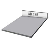 Композитная панель Alucobond 136 Platinum Grey Композитная панель Alucobond 136 Platinum Grey