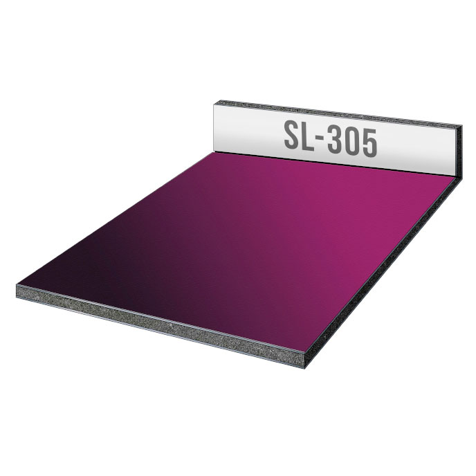 Композитная панель Sibalux SL-305 Purple meteorite 