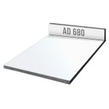 Композитная панель Alucobond 680 White Silver MG Композитная панель Alucobond 680 White Silver MG