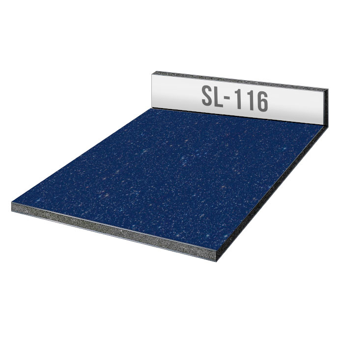 Композитная панель Sibalux SL-116 Sparkling blue 