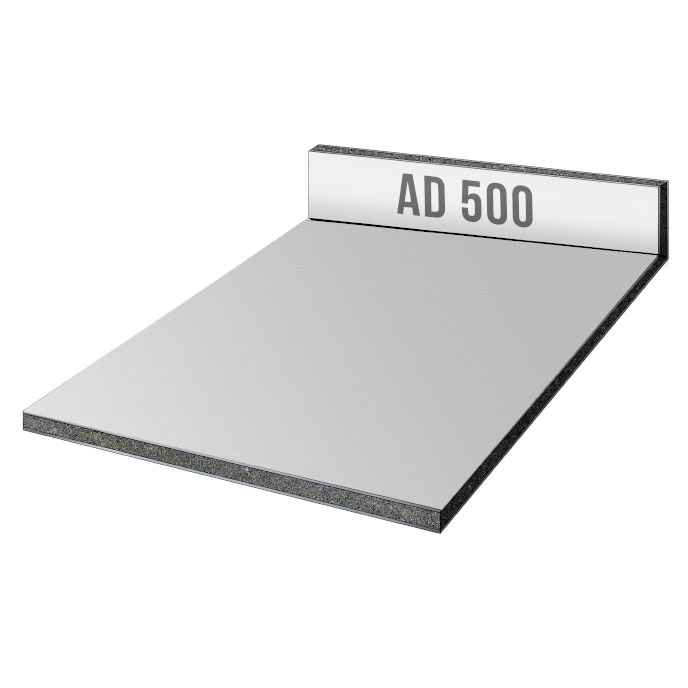 Композитная панель Alucobond 500 Silver Metallic 